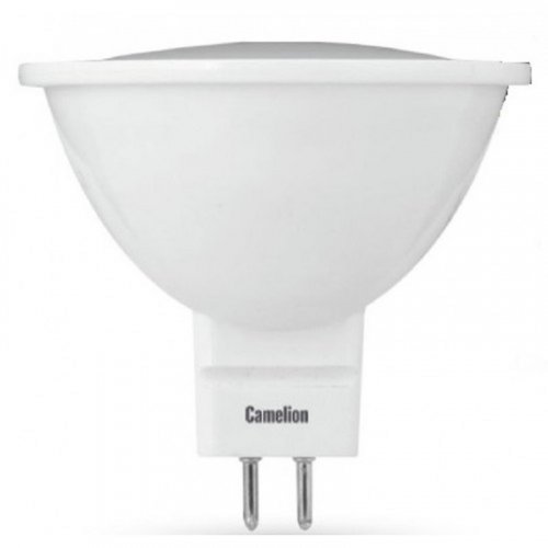 Лампа светодиодная (низковольтная) Camelion MR16 Софит GU5.3 12В 5Вт 370Лм 3000К 50х48мм картинка 